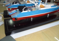 custom made model of 80m Fishing vessel